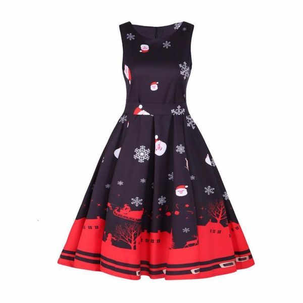 plus size woman vintage dress santa christmas xmas printed o-neck sleeveless swing dress women clothing hot, Black;gray
plus size woman vintage dress santa christmas xmas printed o-neck sleeveless swing dress women clothing hot, Black;gray