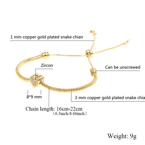 charm for trendy bangles adjustable women heart rose gold silver color cubic zirconia bracelets fashion party jewelry gi f24w, Black
charm for trendy bangles adjustable women heart rose gold silver color cubic zirconia bracelets fashion party jewelry gi f24w, Black