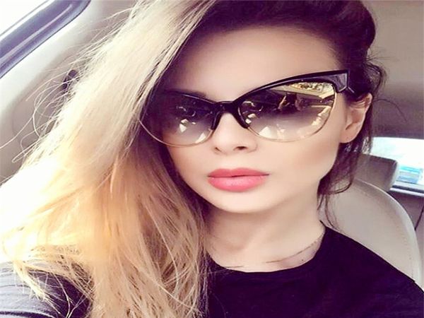 retro cat eye sunglasses fashion brand designer women's black box leopard sunglasses uv400 men and women glasses, White;black
retro cat eye sunglasses fashion brand designer women's black box leopard sunglasses uv400 men and women glasses, White;black
