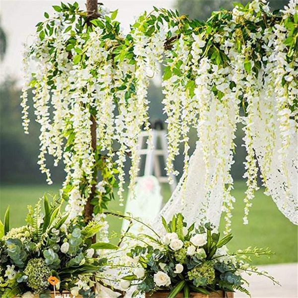 decorative flowers & wreaths artificial wisteria hanging vine for wedding ceremony party home garden decor silk garlands of wisteria1
decorative flowers & wreaths artificial wisteria hanging vine for wedding ceremony party home garden decor silk garlands of wisteria1