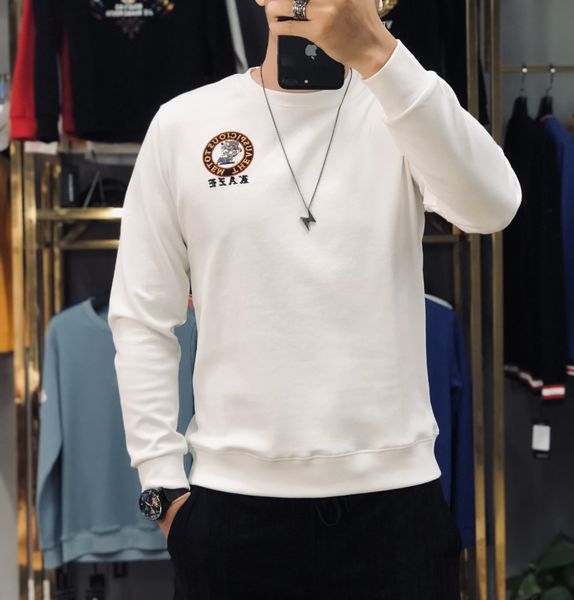 wzbv3 spring and autumn long outfit pullover men's personalized couple embroidered pullover sleeve couple wear sequins casual sweater w, Black
wzbv3 spring and autumn long outfit pullover men's personalized couple embroidered pullover sleeve couple wear sequins casual sweater w, Black