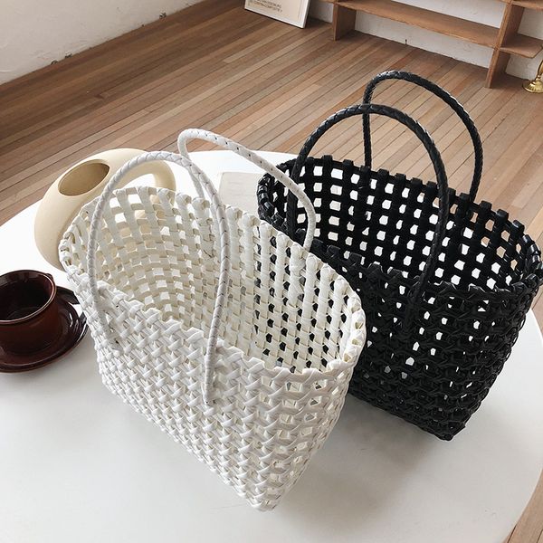 designer- casual hollow out baskets bag designer pvc women handbags large capacity totes ladies summer beach purses travel
designer- casual hollow out baskets bag designer pvc women handbags large capacity totes ladies summer beach purses travel