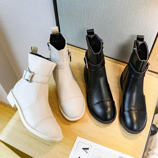 winter boots lady women shoes autumn zipper boots-women round toe 2020 low mid-calf leather white mid calf rubber rock med, Black
winter boots lady women shoes autumn zipper boots-women round toe 2020 low mid-calf leather white mid calf rubber rock med, Black