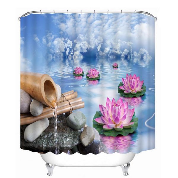 shower curtains 3d bamboo flowing lotus pattern bathroom waterproof washable bath curtain products 180*200
shower curtains 3d bamboo flowing lotus pattern bathroom waterproof washable bath curtain products 180*200