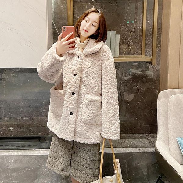 faux fur jacket winter coat women 2021 new solid faux fur coat warm thick fashion loose plush ladies teddy jacket, Black
faux fur jacket winter coat women 2021 new solid faux fur coat warm thick fashion loose plush ladies teddy jacket, Black
