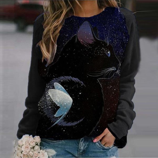 new fashion moon cat women 3d printing hoodies long sleeve girls streetwear pullover hooded sweatshirts cartoon cat pullover f5, Black
new fashion moon cat women 3d printing hoodies long sleeve girls streetwear pullover hooded sweatshirts cartoon cat pullover f5, Black