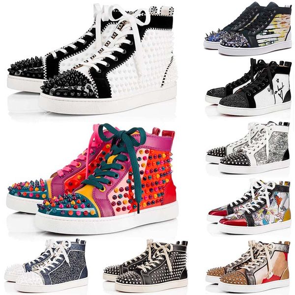 red bottoms shoes for mens women size 5-13 designer platform flat casual shoes red bottom fashion trainers sneakers eur 47, Black
red bottoms shoes for mens women size 5-13 designer platform flat casual shoes red bottom fashion trainers sneakers eur 47, Black