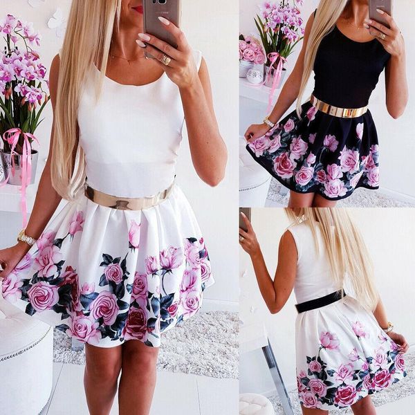 summer boho beach dress women tank sleeve rose flower print pleated short mini dress female sundress vestidos for evening party, Black;gray
summer boho beach dress women tank sleeve rose flower print pleated short mini dress female sundress vestidos for evening party, Black;gray
