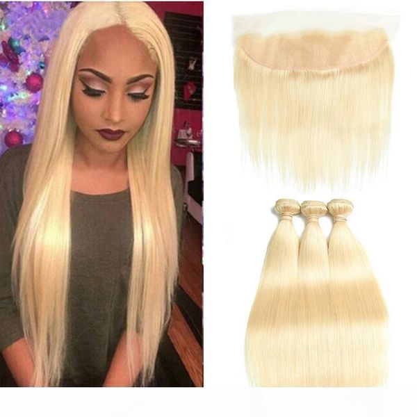 613# blonde bundles brazilian straight virgin human hair lace frontal closure with bundles 613 blonde human hair weave with closure, Black;brown
613# blonde bundles brazilian straight virgin human hair lace frontal closure with bundles 613 blonde human hair weave with closure, Black;brown