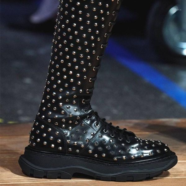 boots stylesowner fashion women motorcycle flat long genuine leather star black with rivet lace-up platform cool hand-made boots1
boots stylesowner fashion women motorcycle flat long genuine leather star black with rivet lace-up platform cool hand-made boots1