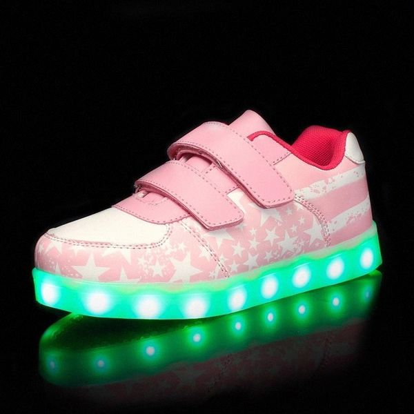 Blue Pink New children Glowing sneakers Led luminous Shoes For Boys girls Fashion Light Up Casual kids 7 Colors USB charge #BB9A
Blue Pink New children Glowing sneakers Led luminous Shoes For Boys girls Fashion Light Up Casual kids 7 Colors USB charge #BB9A