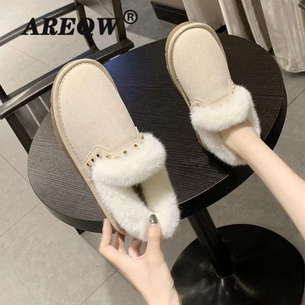 2020 winter wool women snow boots skidproof platform flat shoes woman concise slip on ankle boots runway warm down short, Black
2020 winter wool women snow boots skidproof platform flat shoes woman concise slip on ankle boots runway warm down short, Black