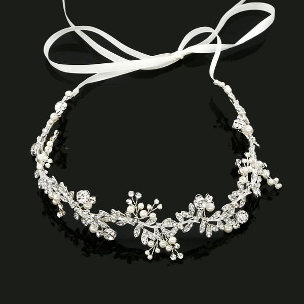 slbridal handmade ribbon alloy wired rhinestones crystals pearls flower leaf wedding headband bridal hair vine hair accessories, Golden;silver
slbridal handmade ribbon alloy wired rhinestones crystals pearls flower leaf wedding headband bridal hair vine hair accessories, Golden;silver