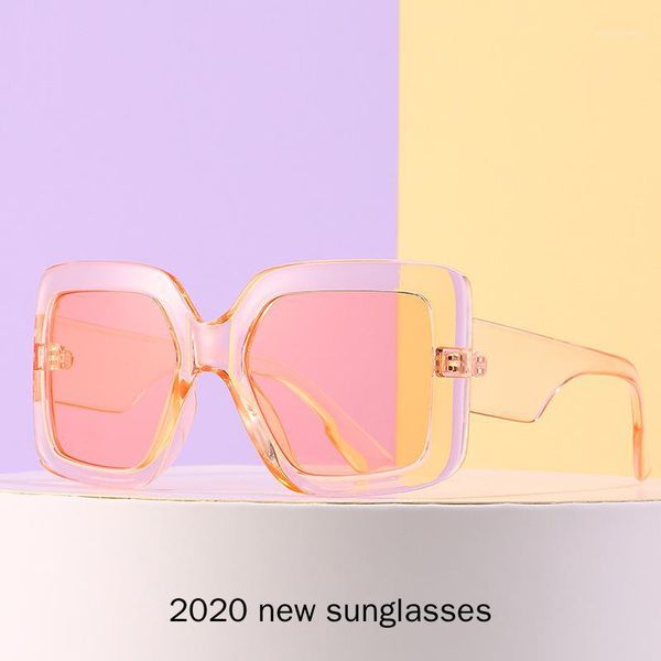 2020 women sunglasses oversize vintage large frame female sunglasses fashion pink gradient female glasses nx1, White;black
2020 women sunglasses oversize vintage large frame female sunglasses fashion pink gradient female glasses nx1, White;black