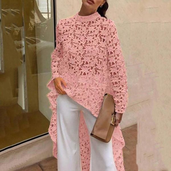 women's blouses & shirts summer women pullover o neck long sleeve fashion front short rear open blouse, White
women's blouses & shirts summer women pullover o neck long sleeve fashion front short rear open blouse, White