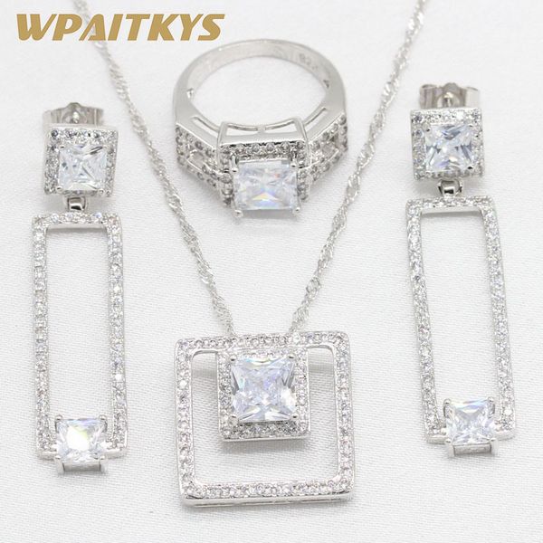 cubic zircnoia silver color color jewelry sets for women 2020 necklace pendant earrings rings gift box
cubic zircnoia silver color color jewelry sets for women 2020 necklace pendant earrings rings gift box