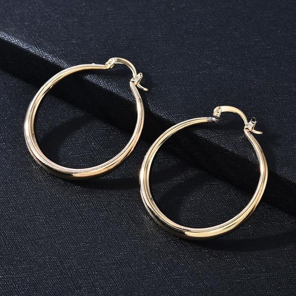 Fashion Big Round Circle Hoop Earrings for Women Women Simple Korean Wedding Earring Brincos Female Fashion Jewelry, Golden;silver
Fashion Big Round Circle Hoop Earrings for Women Women Simple Korean Wedding Earring Brincos Female Fashion Jewelry, Golden;silver