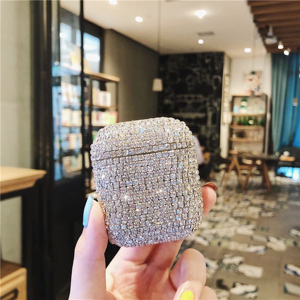 luxury luxury 3d cute bling diamonds wireless bluetooth earphone accessories hard case for apple airpods 2 protective charging box
luxury luxury 3d cute bling diamonds wireless bluetooth earphone accessories hard case for apple airpods 2 protective charging box