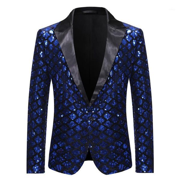 shiny royal blue sequin glitter blazer men party nightclub prom mens blazer jacket dj nightclub stage singers costume homme xl1, White;black
shiny royal blue sequin glitter blazer men party nightclub prom mens blazer jacket dj nightclub stage singers costume homme xl1, White;black