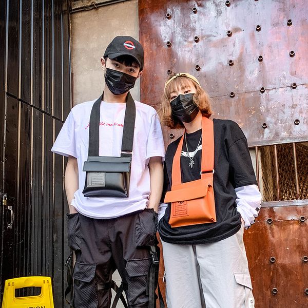 women pu leather tactical shoulder bags chest rig bag hip hop adjustable pockets kanye streetwear functional waist packs bag c1026
women pu leather tactical shoulder bags chest rig bag hip hop adjustable pockets kanye streetwear functional waist packs bag c1026