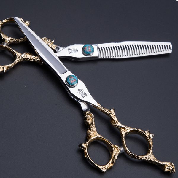 hair scissors golden monkey handle shear 6" hairdressing japanese 440c steel professional barber knife arrival
hair scissors golden monkey handle shear 6" hairdressing japanese 440c steel professional barber knife arrival
