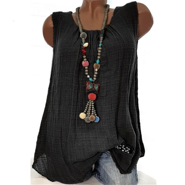 summer womens cotton linen sleeveless baggy t-shirt vest tee tank plus size cropped feminino women clothes 2020, White
summer womens cotton linen sleeveless baggy t-shirt vest tee tank plus size cropped feminino women clothes 2020, White