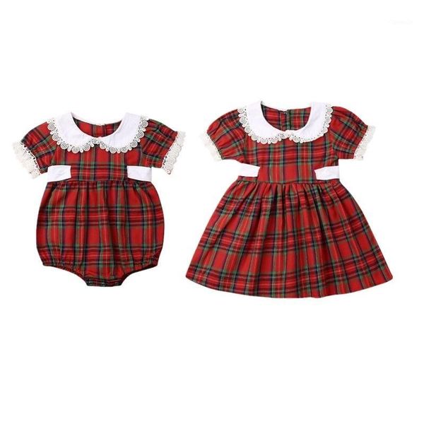 family matching outfits christmas kids baby girls clothes sister plaid romper dress outfits1, Blue
family matching outfits christmas kids baby girls clothes sister plaid romper dress outfits1, Blue