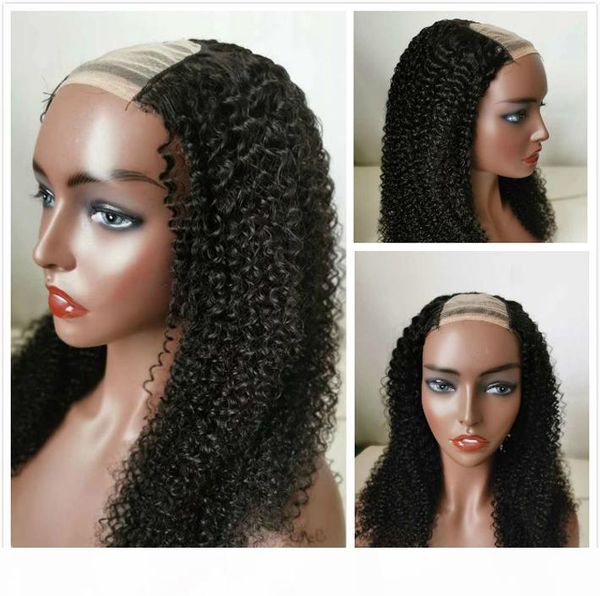 afro kinky curly human hair wig u part lace front braided wigs for black women brazilian remy curly glueless natural hair wigs, Black;brown
afro kinky curly human hair wig u part lace front braided wigs for black women brazilian remy curly glueless natural hair wigs, Black;brown