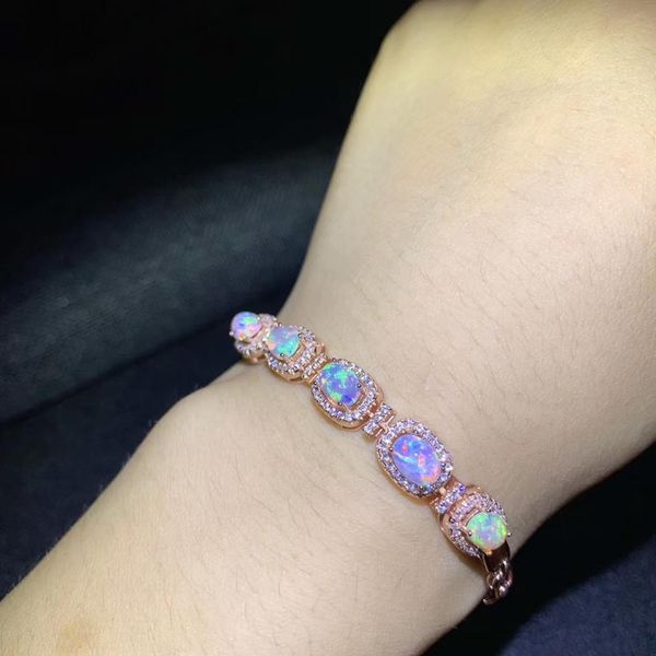 new style natural colorful opal bracelet for women jewelry real 925 silver gold plated natural gem birthstone party gift sale 1028, Black
new style natural colorful opal bracelet for women jewelry real 925 silver gold plated natural gem birthstone party gift sale 1028, Black