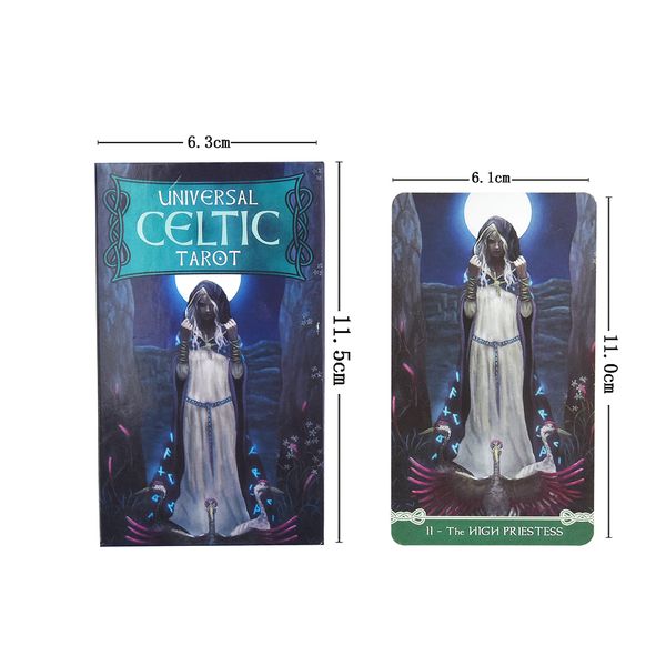 78pcs универсальный celtic таро карточные игры гадание судьба английский pdf инструкции таблица deck настольная игра партия игральных карт и
78pcs универсальный celtic таро карточные игры гадание судьба английский pdf инструкции таблица deck настольная игра партия игральных карт и