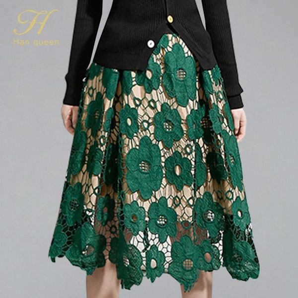 new coming european style lace a-line skirts women 2019 casual hollow out swing skirt ol streetwear midi long skirts, Black
new coming european style lace a-line skirts women 2019 casual hollow out swing skirt ol streetwear midi long skirts, Black