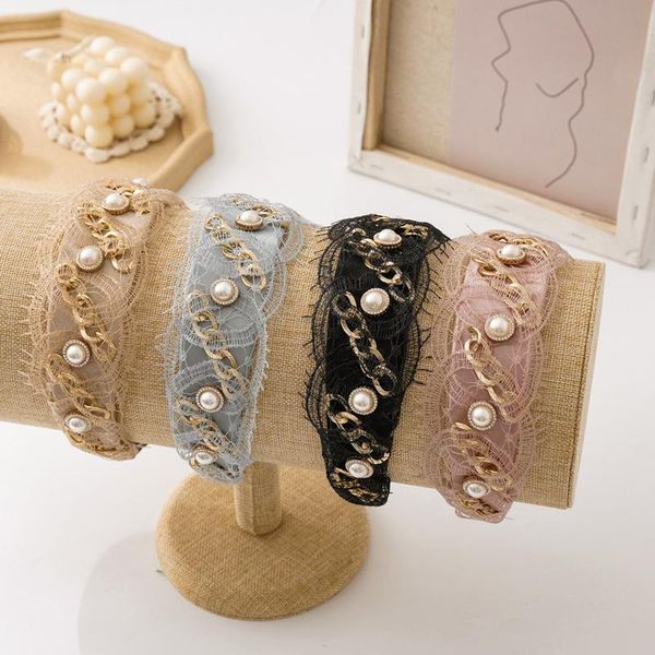 hair bun maker three-state style pearl lace bands wide rhinestone chain pressed trim headband ornament europe and america women's bout, Brown
hair bun maker three-state style pearl lace bands wide rhinestone chain pressed trim headband ornament europe and america women's bout, Brown