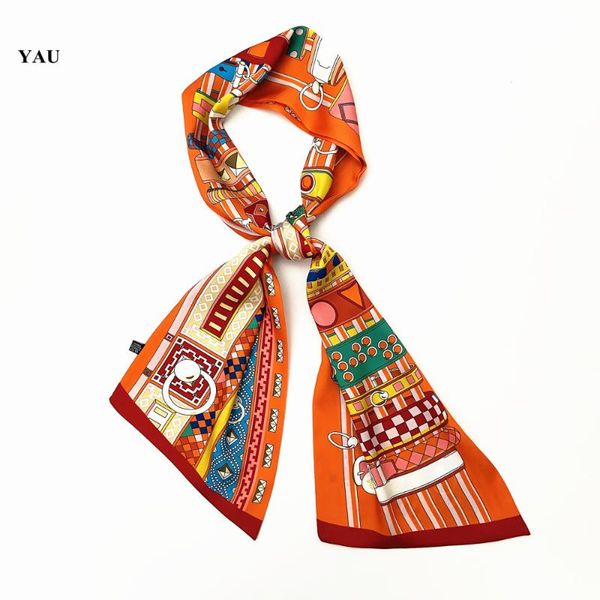 160cm*20cm geometric shape long scarf women double-sided twill silk scarves ladies head scarf handkerchief women, Blue;gray
160cm*20cm geometric shape long scarf women double-sided twill silk scarves ladies head scarf handkerchief women, Blue;gray