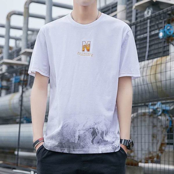 c6p50 95cotton students ins style t-shirt men's for style trendy casual short-sleeved t-shirt and young korean middle-aged new summer c, Blue
c6p50 95cotton students ins style t-shirt men's for style trendy casual short-sleeved t-shirt and young korean middle-aged new summer c, Blue