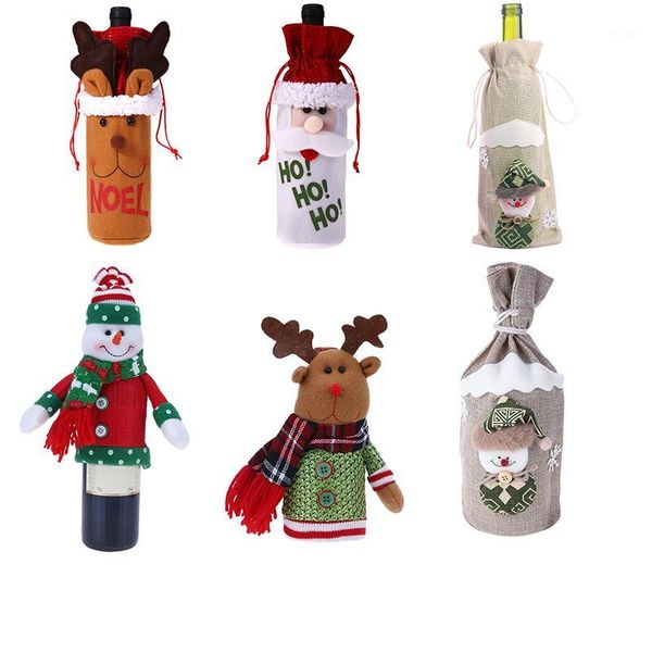 christmas decorations different santa claus wine bottle cover antler hats suit for home year xmas decor red bottle1
christmas decorations different santa claus wine bottle cover antler hats suit for home year xmas decor red bottle1