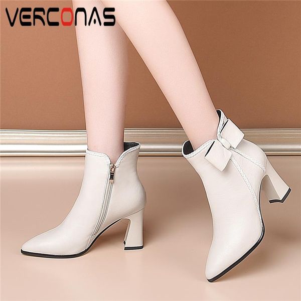 verconas concise woman ankle boots 2020 autumn winter new butterfly-knot pointed toe shoes woman office high heels zip boots, Black
verconas concise woman ankle boots 2020 autumn winter new butterfly-knot pointed toe shoes woman office high heels zip boots, Black