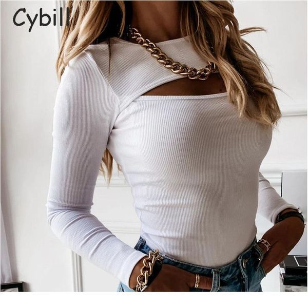 cybill ribbed knitting hollow out women white casual long sleeve t shirt black o neck autumn winter skinny tee lady bbyhdp
cybill ribbed knitting hollow out women white casual long sleeve t shirt black o neck autumn winter skinny tee lady bbyhdp