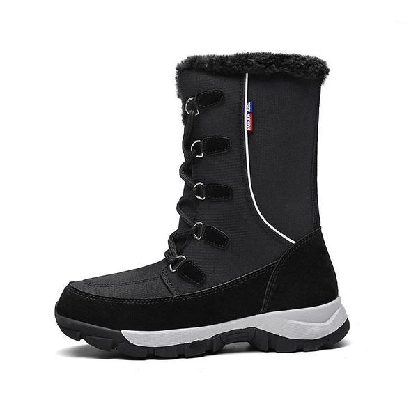 boots waterproof women winter plush warm mid-calf booties women's female non-slip comfortable flat walking shoes size 36-421, Black
boots waterproof women winter plush warm mid-calf booties women's female non-slip comfortable flat walking shoes size 36-421, Black