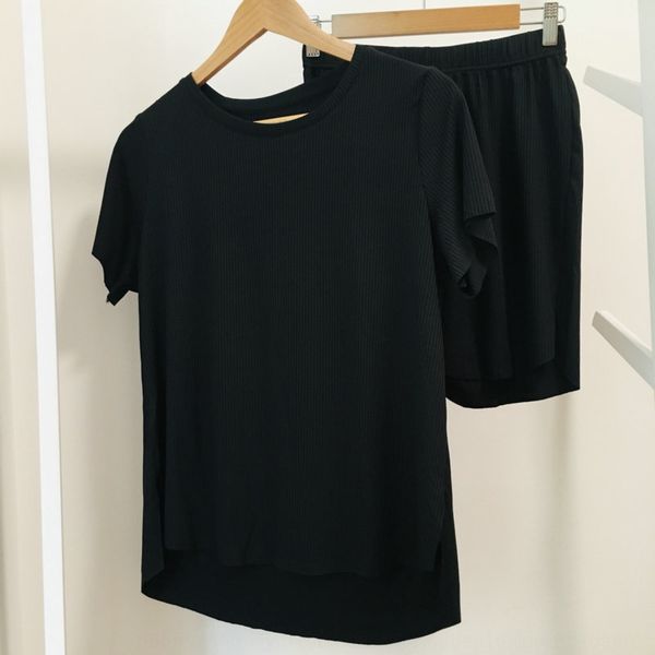 lazy home clothes skin friendly women 2020 summer new thread modal short sleeve two piece lazy home suit close-fitting suit set loose iiwjz, Gray
lazy home clothes skin friendly women 2020 summer new thread modal short sleeve two piece lazy home suit close-fitting suit set loose iiwjz, Gray