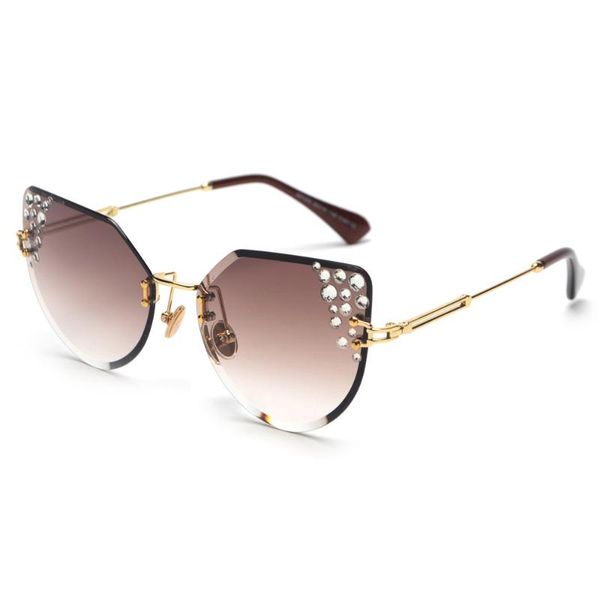 sunglasses veshion rimless rhinestone women cat eye designer 2021 summer frameless sun glasses for luxury uv400, White;black
sunglasses veshion rimless rhinestone women cat eye designer 2021 summer frameless sun glasses for luxury uv400, White;black