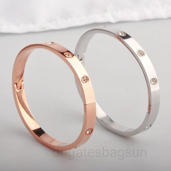 better selling new titanium steel diamond inlaid couple bracelet simple fashion eternal ring hand jewelry e7wh, Black
better selling new titanium steel diamond inlaid couple bracelet simple fashion eternal ring hand jewelry e7wh, Black