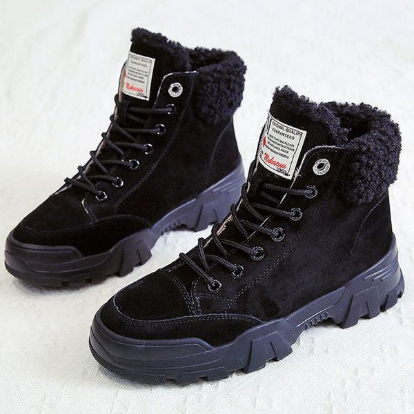boots chunky women ankle female shoes plush warm snow booties winter fur sneakers botas de mujer, Black
boots chunky women ankle female shoes plush warm snow booties winter fur sneakers botas de mujer, Black
