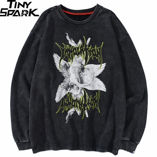mens hip hop sweatshirt pullover fallen angel streetwear harajuku pullover washed sweat shirt cotton loose hoodie autumn 201113, Black
mens hip hop sweatshirt pullover fallen angel streetwear harajuku pullover washed sweat shirt cotton loose hoodie autumn 201113, Black