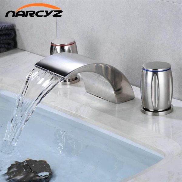 basin faucet wide mouth waterfall gold/nickel bathroom dual handles bathroom basin and cold water faucet 0807
basin faucet wide mouth waterfall gold/nickel bathroom dual handles bathroom basin and cold water faucet 0807