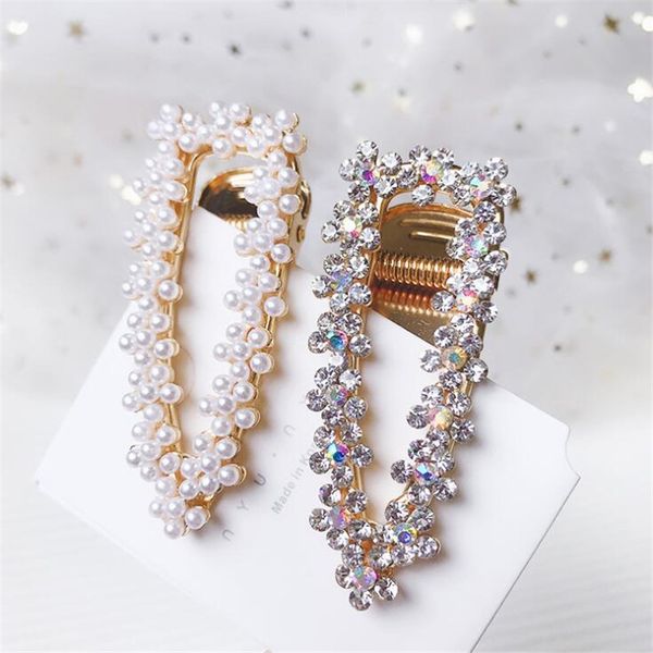 girl pearl crystal hair clips temperament full diamond rhinestone pearl elegant barrettes hairgrips women hair accessories, Black;brown
girl pearl crystal hair clips temperament full diamond rhinestone pearl elegant barrettes hairgrips women hair accessories, Black;brown