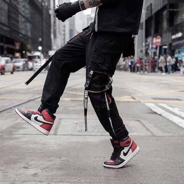 men's jogging belts street pockets men's overalls hip-hop sweatpants korean fashion jumpsuit1, Black
men's jogging belts street pockets men's overalls hip-hop sweatpants korean fashion jumpsuit1, Black