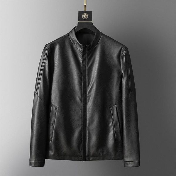 men's fur & faux motorcycle biker leather jackets coats men fashion coat slim fit 2021 spring autumn pu jacket male stand collar hx465, Black
men's fur & faux motorcycle biker leather jackets coats men fashion coat slim fit 2021 spring autumn pu jacket male stand collar hx465, Black