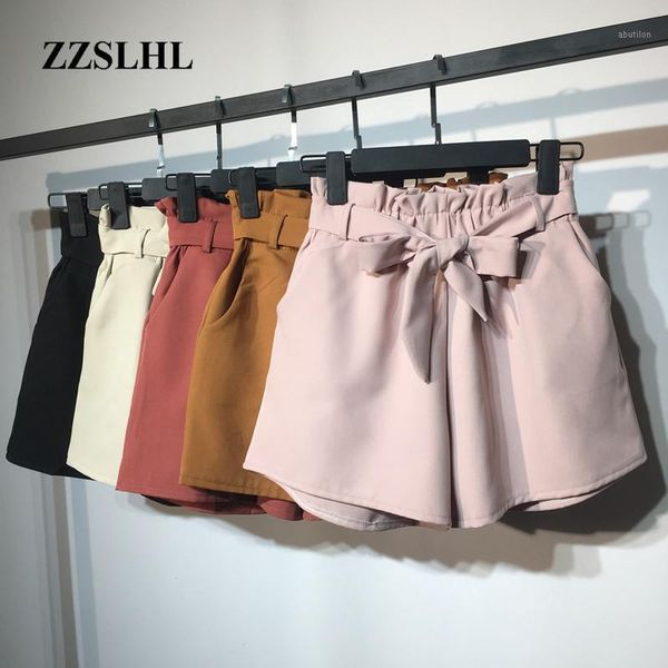 women's shorts summer autumn fashion elastic sashes high waist women vintage wide leg solid thin bow female mw2041, White;black
women's shorts summer autumn fashion elastic sashes high waist women vintage wide leg solid thin bow female mw2041, White;black