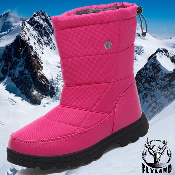 2020 women snow boots breathable non-slip women shoes boots, Black