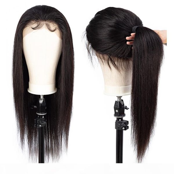 full lace brazilian human hair wig 180 density silky straight remy 13x4 frontal lacefront wigs pre plucked for black women, Black;brown
full lace brazilian human hair wig 180 density silky straight remy 13x4 frontal lacefront wigs pre plucked for black women, Black;brown